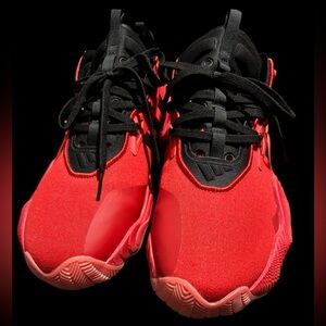 ADIDAS Red and Black Athletic Shoes